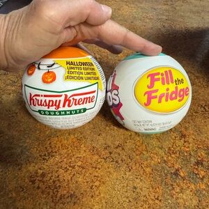 Krispy Kreme Halloween Doughnuts and Fill the Fridge Toys